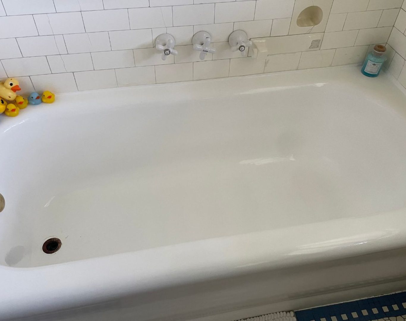 A Stay Fresh Cleaning Services technician detailing a bathroom in Kenosha County, WI, showcasing our commitment to premium cleaning solutions. Cleaning Service near me.